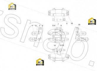 End straight connector