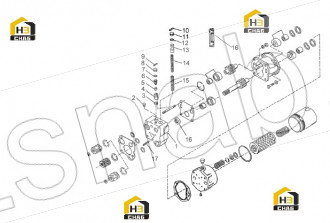 Safety valve spacer ring dana