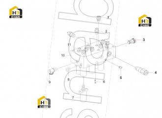 End straight connector