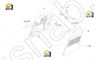 Right door assembly