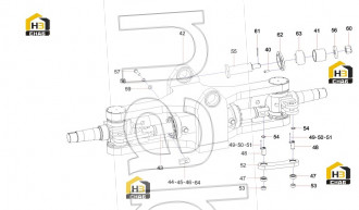 Connecting rod pin assembly