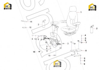 Radio horn hole sealing plate