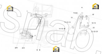 Air conditioner assembly for Songzhi stacker