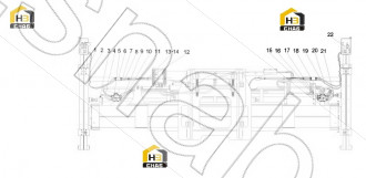 Right telescopic, rotary lock valve set