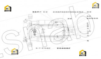 Oil return transition pipe 