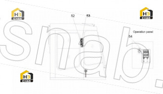 Stacker electrical sign assembly