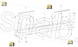 Telescopic cylinder right support