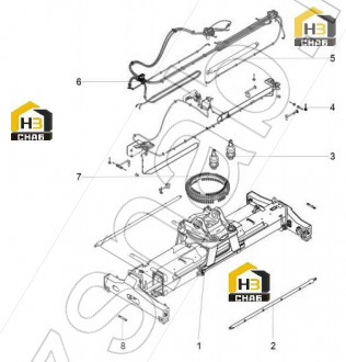 Spreader hydraulics