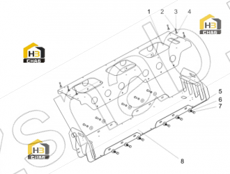 Bolt M20X45 (Dacro)