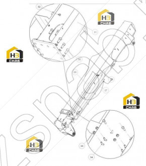 Bolt M6X12 (Dacro)