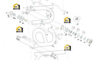 Oil tube component II ZX16.3.2.4