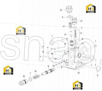 Spool, Flow Valve, 3-way