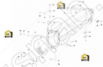 Wear Pad, 2nd Boom Section, Lower