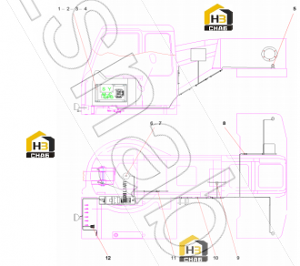 Wire harness of electromagnetic valve ST