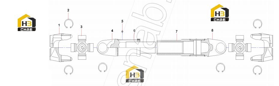 Shaft fork