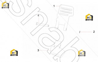 Back pedal SY16C1K4W.1.5.2.3.4