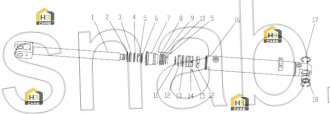 Piston rod assem