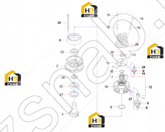 Flange, reducer