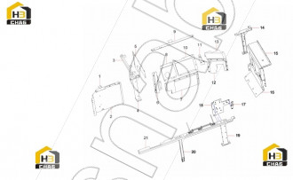 Air cleaner cross