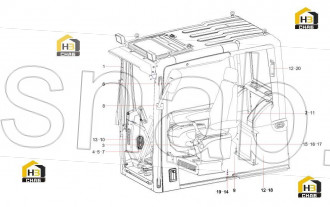 Sponge, sealing, floor air outlet