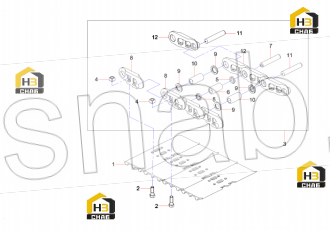 Master track pin