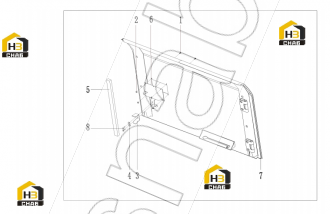 orientation plate SY245C9.1.6.33.2