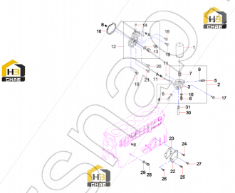 Gasket, filter, engine oil