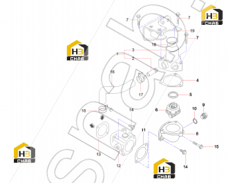 Housing, thermostat