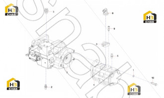 End straight connector