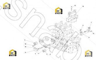 Right angle flange joint