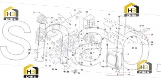 Outer shell, cooling motor group