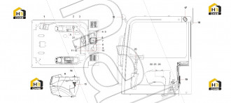 Direction machine assembly