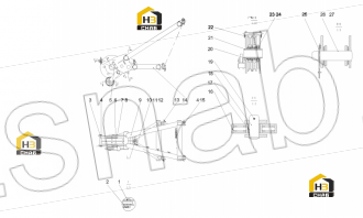 Pulley shaft