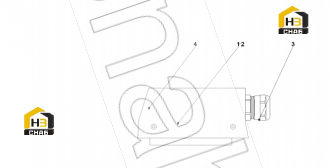 Metal cable connector brass nickel plated