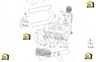 Pulley shaft