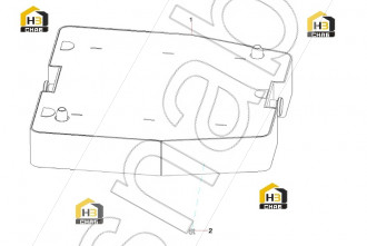 6t counterweight block welding body