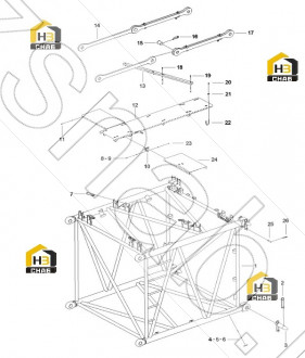 Wiring harness holder