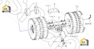 Fixed jam plate of air pipe