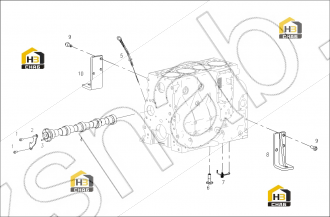 PISTON-COOLING ORIFICE ASSY 