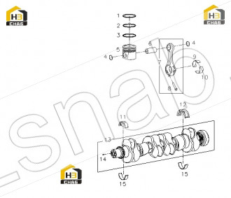 BOLT, CONNECTING ROD