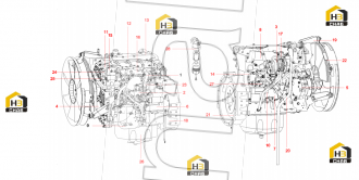 Oil Pan And Level Gauge