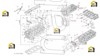 Gasket; cyl hd