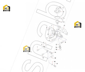 Gasket,thermostat case to cylinder