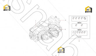 Pump, main, seal kit