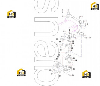 Bolt MF140236 with flange