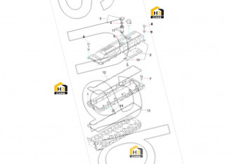 Gasket;hd to cover (b)