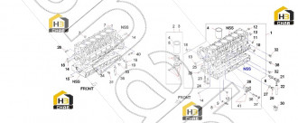 Air cylinder body assembly