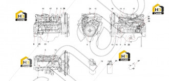 Timing gear case assembly