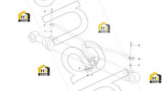 Right locular steel tube