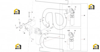 Bolt,flange M10×20